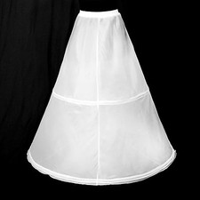 Reifrock Petticoat Unterrock weiß schwarz 2-3 Ringe Gummiband Gr.32-58 Lafairy