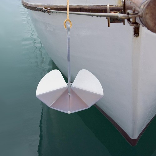 Marine Water Land - 22 lb 10 kg Galvanized Steel Delta Style Plow Boat Anchor - Picture 15 of 15