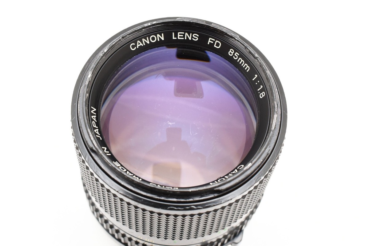 Canon New FD NFD 85mm f1.8 MF Prime Lens From Japan | eBay