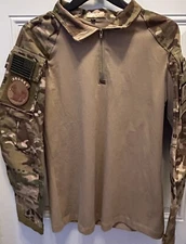 LayLax Airsoft Battle Ghost Gear Tactical Pullover * Large * 4 Velco Patches  
