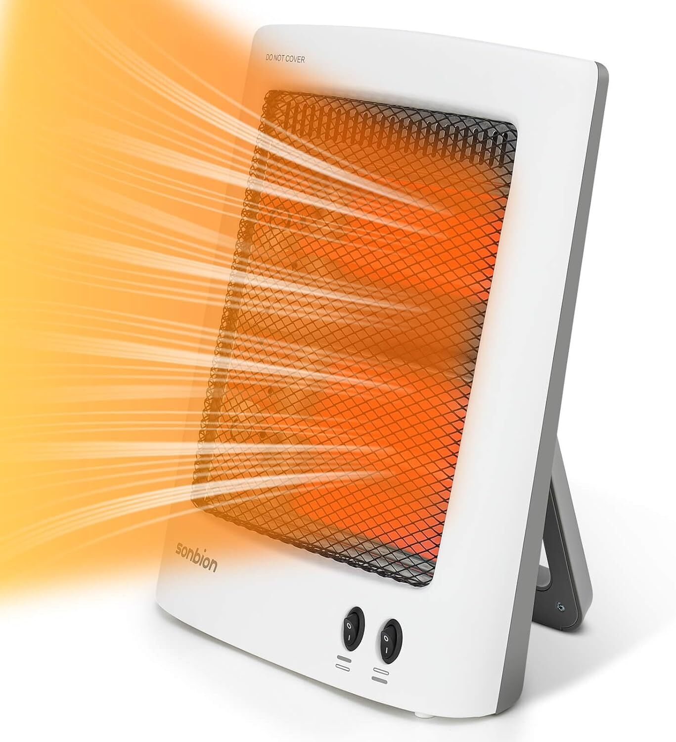 Space Heater Radiant Heater with 2 Heat Settings Portable Electric Heater Indoor-image