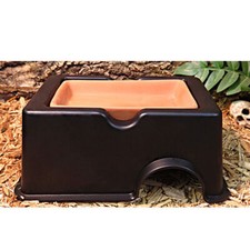 Pet Reptile Hide Cave Lizard Snake Habitat Increase Humidity Pet Supplies