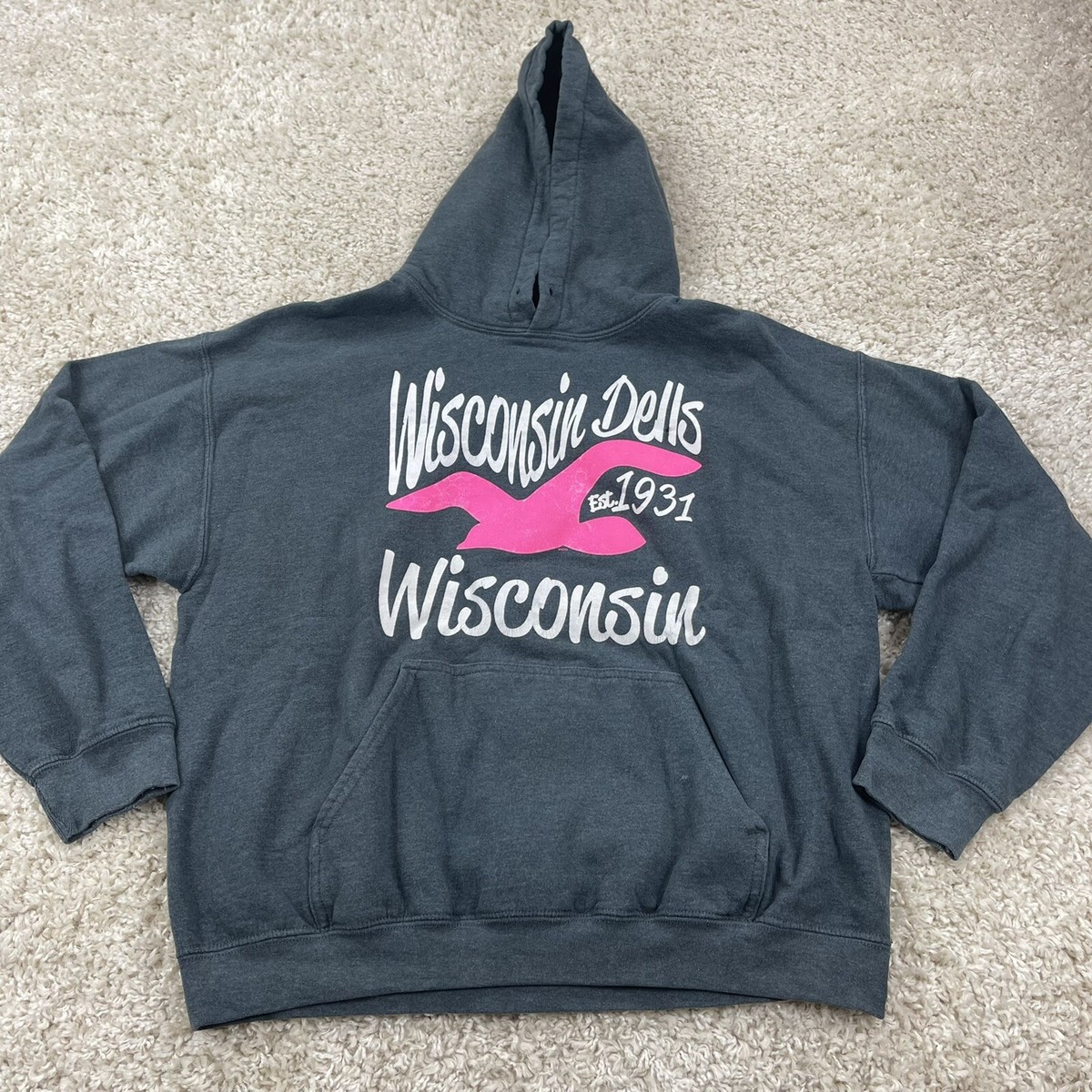 gildan heavy blend wisconsin dells large womens sweatshirt