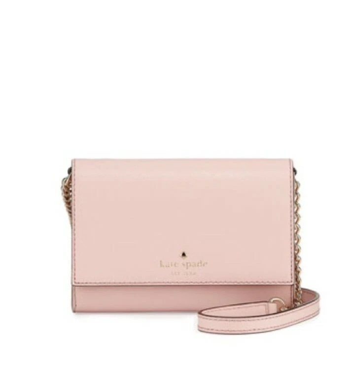 Kate Spade Light Pink Leather Crossbody Bag