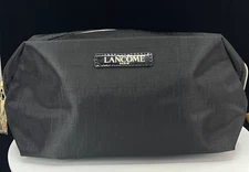 Lancome Black zippered cosmetic pouch (New)