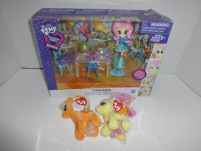 My Little Pony Equestria Girls Minis FLUTTERSHY School Cafeteria Set NEW in box