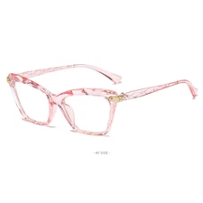 Cat Eye Blue Light Blocking Reading Glasses For Women Clear Lens Classic Glasses