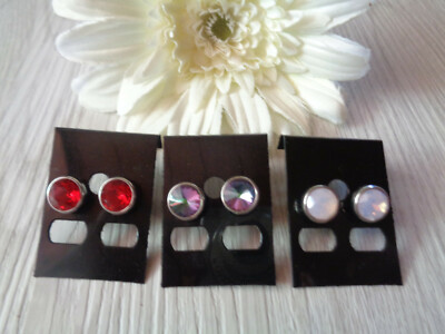 Ohrstecker Stainless Steel  3 verschiedene Farben