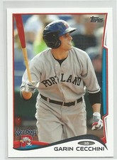 Garin Cecchini Boston 2014 Topps Pro Debut Minor League