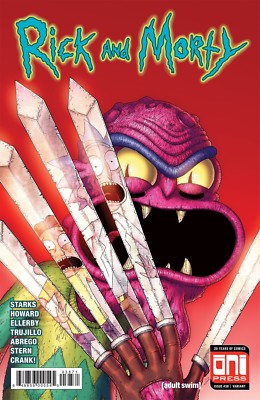 Rick and Morty #38 Scary Terry homage to Hulk #340 Mike Vasquez Limited to 1000