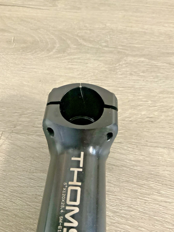 THOMSON ELITE VÁSTAGO SIN ROSCA 120 MM 1 1/8 PULGADAS 25,4 MM ABRAZADERA 210 GRAMOS Foto 4 de 4