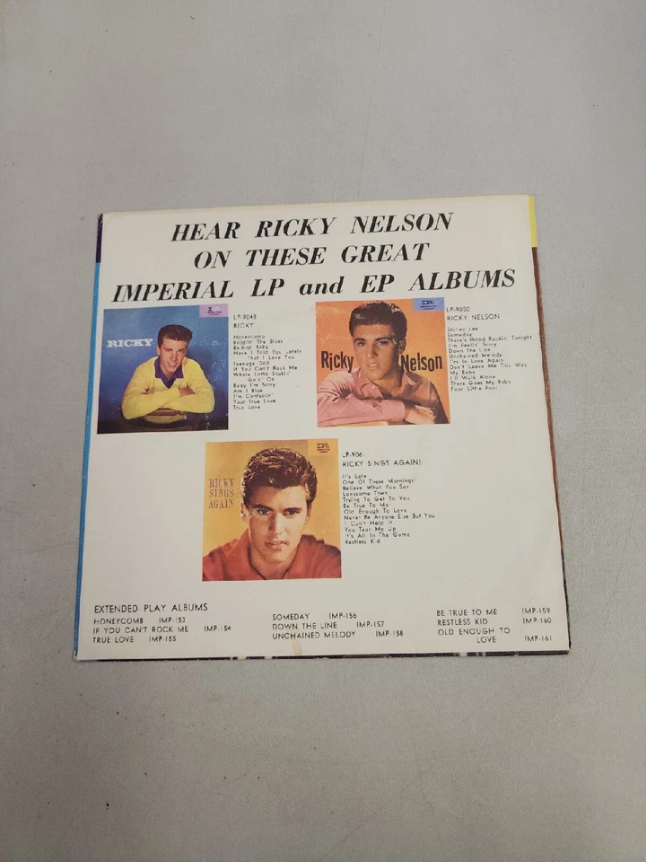 Ricky Nelson - Sweeter Than You - RECORD SLEEVE ONLY (45RPM 7”) (AA126) - Image 2 of 3