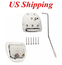 Tremolo Assembly Bridge Vibrato Tailpiece w/ Tremolo Arm fits Jaguar/Jazzmaster