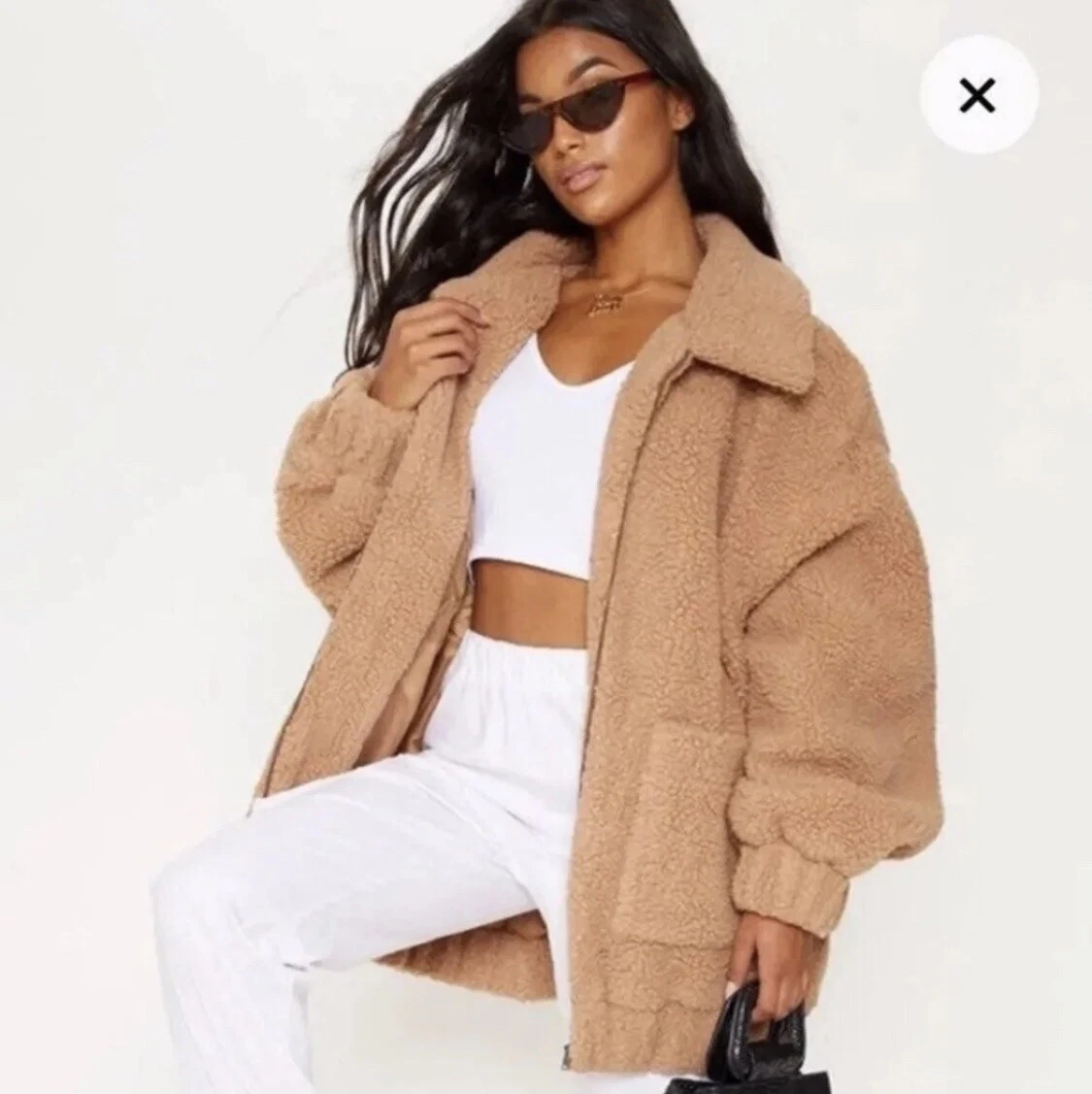 Pretty little top thing teddy jacket