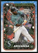 2024 Topps Holiday #H138 Randy Arozarena Seattle Mariners