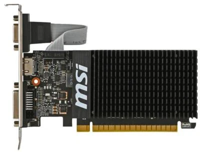 Nvidia Geforce GT710 2GB Pci-Ex Carte Graphique - Gt710 2gd3h LP - Photo 1/2