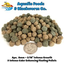 5-lbs 8mm Intense GROWTH  Intense COLOR Enhancing Floating Pellets