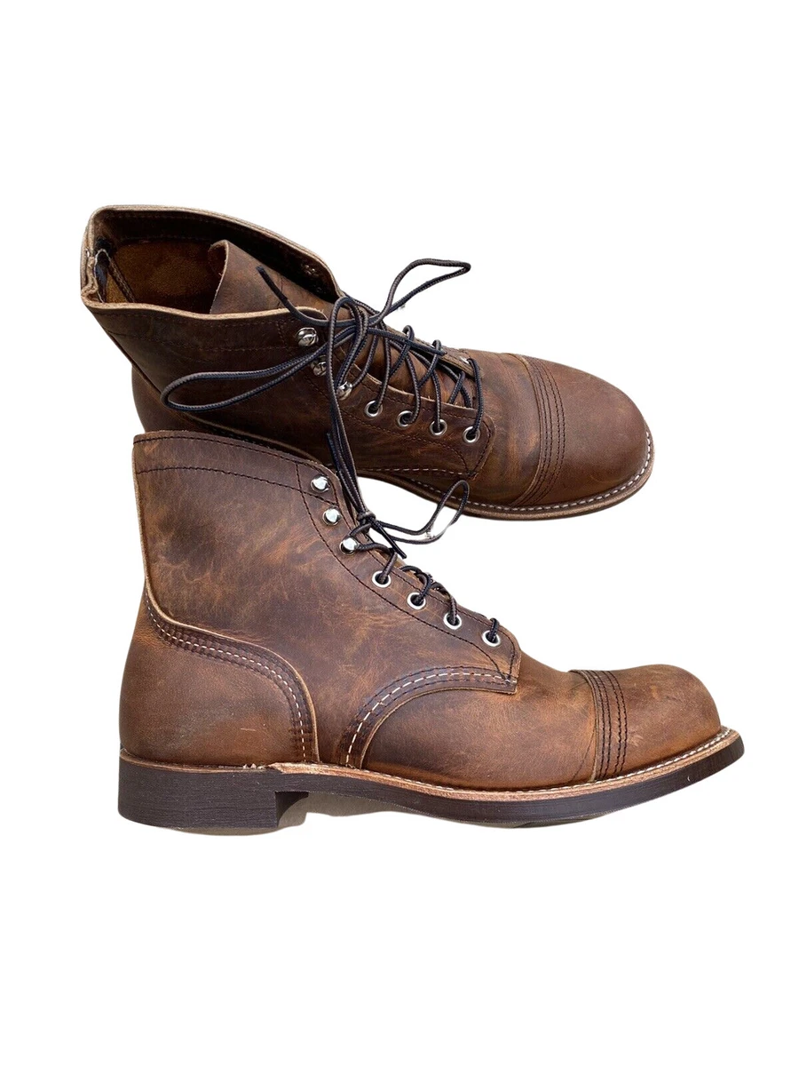 Red Wing Shoes Red Wing Iron Ranger Solid Boots for Men for Sale