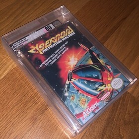 New Factory Sealed NES Cybernoid H-Seam VGA Graded 85 NM+ Silver Nintendo Game