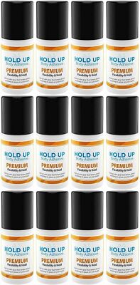 HOLD UP BODY ADHESIVE Premium Panty hose glue socks Roll On It Stays - 12 Pack