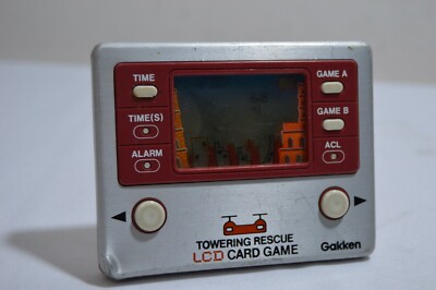 Gakken TOWERING RESCUE 携帯ゲーム機 RARE Gakken Game & WatchTowering Rescue Handheld Electronic JAPAN