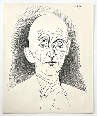 Pablo Picasso lithograph Portrait of Daniel-Henry Kahnweiler | eBay