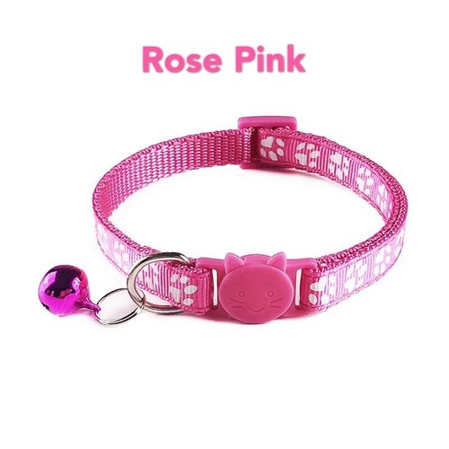 10 Pcs Dog Cat Puppy Kitten Collar Pet Adjustable Neck Strap Nylon Buckle Bell - Picture 26 of 48