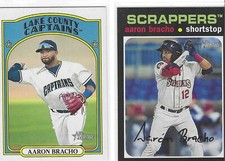 Aaron Bracho - 2020/2021 Heritage Minors (1 each) RC - Indians
