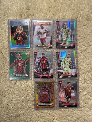 8 Card Lot New York Red Bull NYRB 2024 Topps Chrome MLS Thierry Henry #14, &MORE
