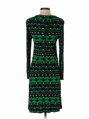 Banana Republic Mad Men Collection Knit Shift Dress Navy Blue Green Mod 4  Peggy | eBay