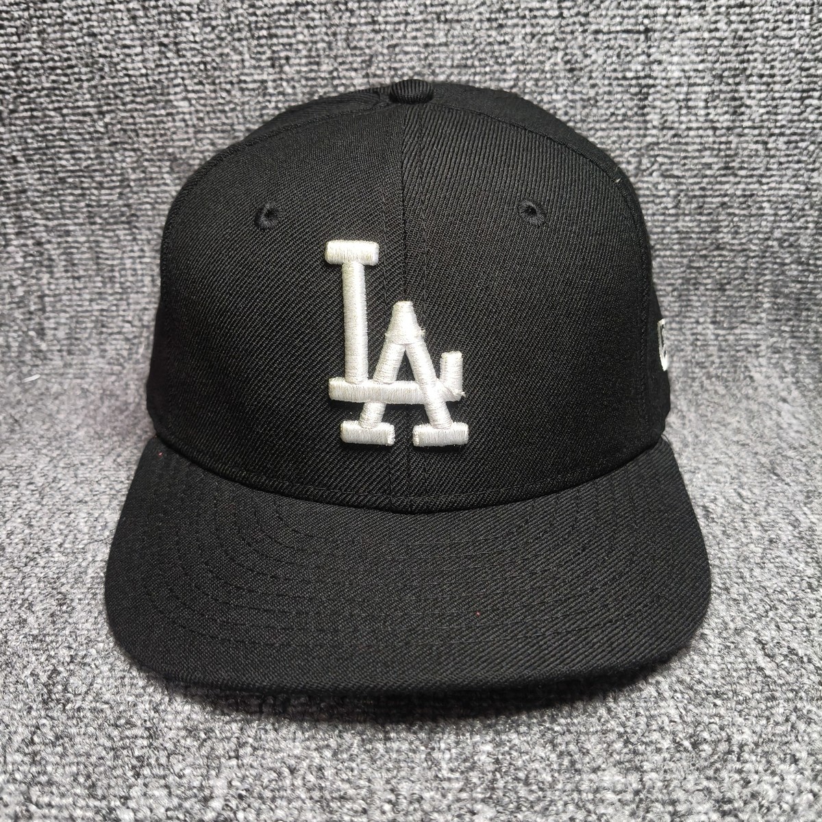 New Era 9FIFTY Los Angeles Dodgers Black Snapback Hat Flat Brim Cap Y123