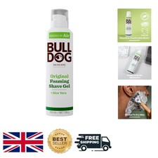 Hydrating 200ml Foaming Shave Gel - Aloe Vera & Green Tea for Comfortable Shave 49.95 per litre