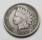 1907 INDIAN HEAD CENT,FULL LIBERTY, VERY NICE COIN!!!!(A1)