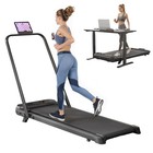 Electric Treadmill Home Gym Fitness Exercise Walking Pad Machine Remote Control