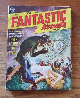 Fantastic Adventure USA Pulp featuring painted Good Girl Cover Art May 1950 - Image 1 of 3