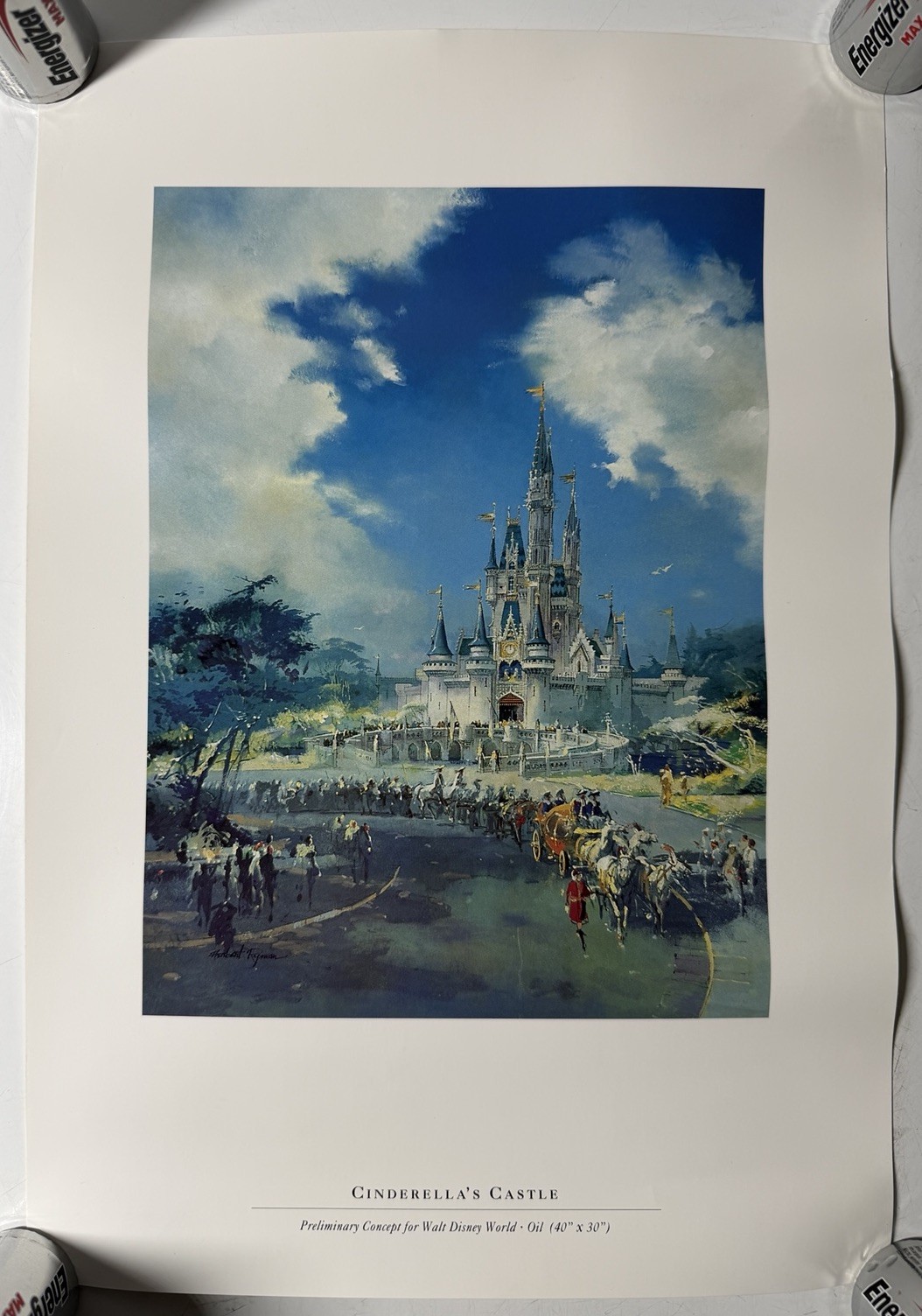 Cinderellas Castle Herbert Ryman Concept Art Print