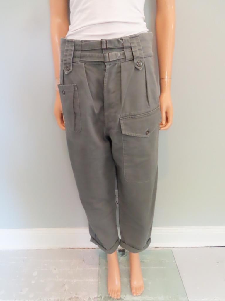 Saint Laurent Khaki Green Drill Cargo Pants F 40/US 8 | eBay