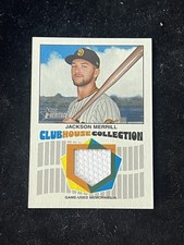 2026 Topps Heritage Clubhouse Collection Jackson Merrill #CCR-JME Relic Card