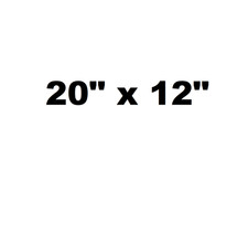 Blank Magnet Sheet Roll Choose Size Printable White Vinyl Flexible 0.30mil