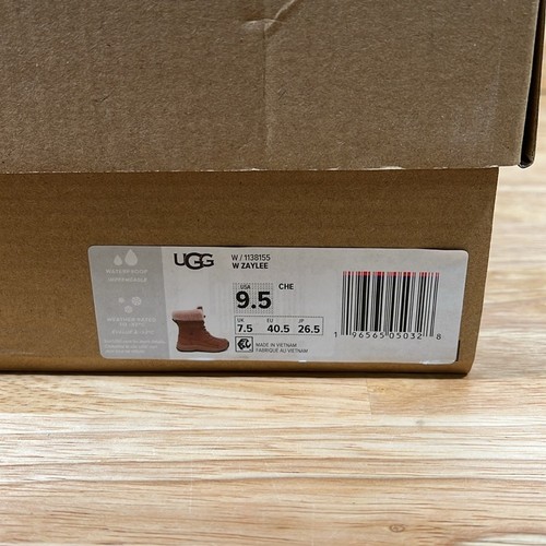 NEU UGG 9,5 Chestnut Adirondack wasserdichte isolierte Damenstiefel aus Wollmischung - Bild 3 von 12
