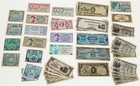 Lot of (37) Military Payment Certificates, Worldwide, Circ. to Unc