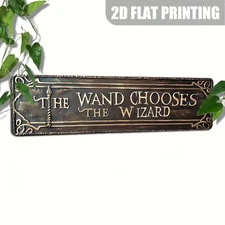 Harry Potter Vintage Metal Sign Retro Wall Art for Potterhead Magical Home Decor