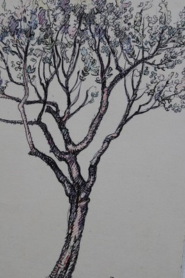 A Tree | Drawing | Painting by R. Fugger