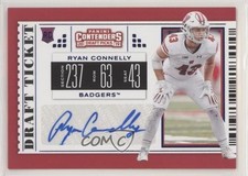 2019 Contenders Draft Picks College Ticket Blue Foil Ryan Connelly #200 Auto 0q3