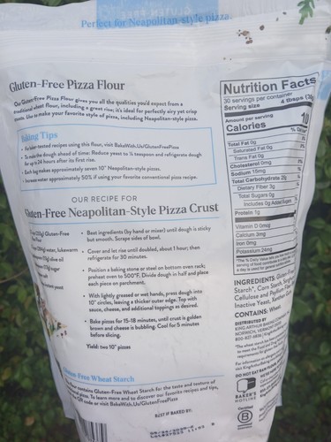 King Arthur Glutenfreies Pizzamehl 32 Oz Box - Zöliakie-freundlich 00 Pizzateig  - Bild 2 von 3