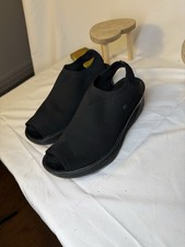 BZEES WOMENS BLACK STRETCH SLIP ON SO COMFORTABLE Size 10