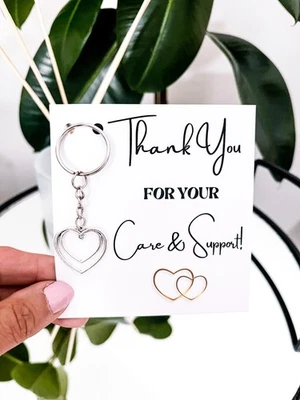 Thank You Gift For Carers, Thank You For Your Care And Support Card, Thank You