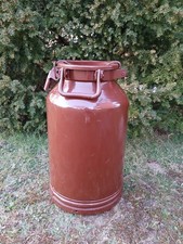 Alte Milchkanne Vintage Milchkübel Henkelkanne  Aluminium  Rarität