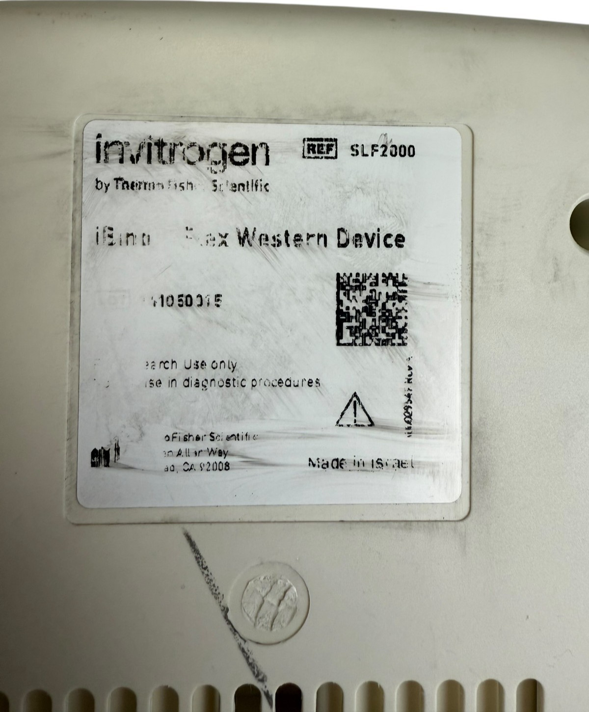 SLF2000 Invitrogen iBind Flex  Thermo Fisher Scientific Western Blot Device