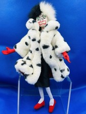 Vintage Cruella De Vil Plush Doll 101 Dalmations Disney 18" -  Preowned  